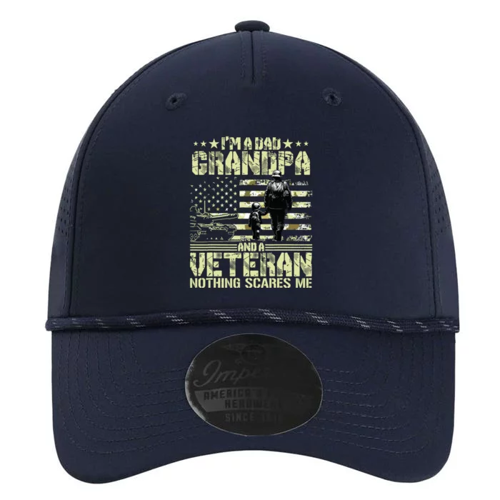 Im A Dad Grandpa And Veteran Fathers Day Papa Grandpa Performance The Dyno Cap