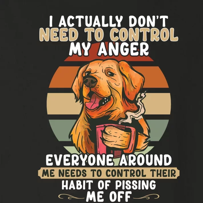 I Actually Dont Need To Control My Anger Dog Coffee Toddler Long Sleeve Shirt