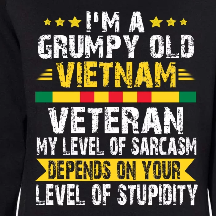 I'm A Dad A Grandpa And A Vietnam Veteran Womens California Wash Sweatshirt