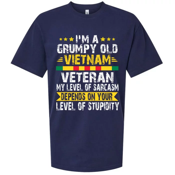 I'm A Dad A Grandpa And A Vietnam Veteran Sueded Cloud Jersey T-Shirt