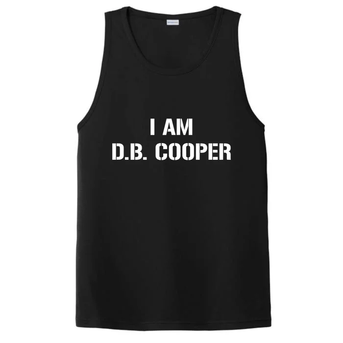 I Am D B Cooper Performance Tank