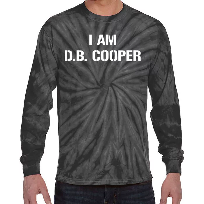 I Am D B Cooper Tie-Dye Long Sleeve Shirt