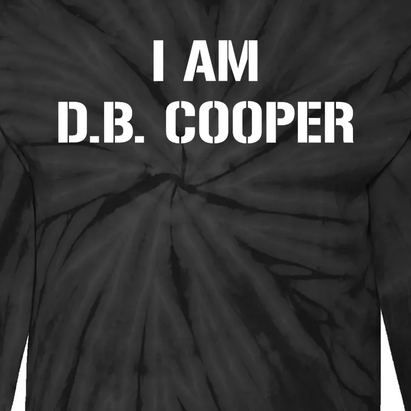 I Am D B Cooper Tie-Dye Long Sleeve Shirt