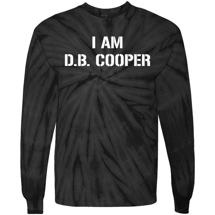 I Am D B Cooper Tie-Dye Long Sleeve Shirt