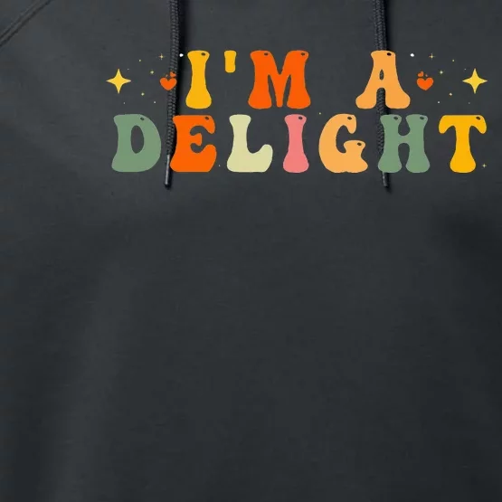 IM A Delight Performance Fleece Hoodie