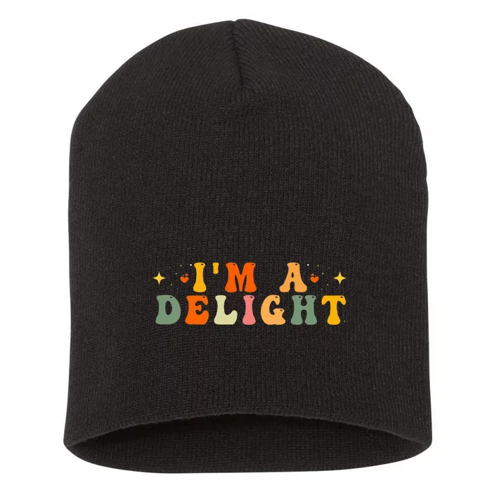 IM A Delight Short Acrylic Beanie