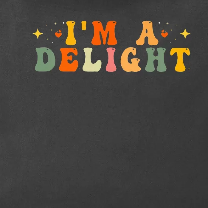 IM A Delight Zip Tote Bag