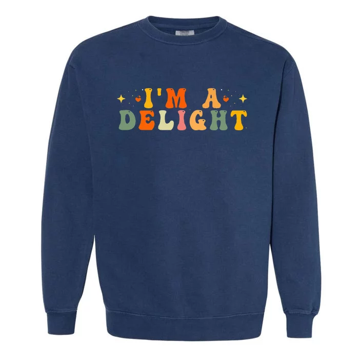 IM A Delight Garment-Dyed Sweatshirt