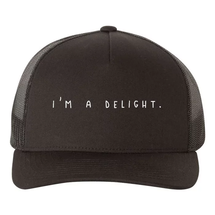 IM A Delight Yupoong Adult 5-Panel Trucker Hat