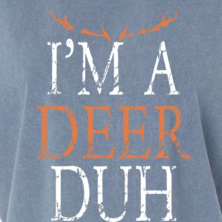 I'm A Deer Duh Halloween Costume Garment-Dyed Women's Muscle Tee