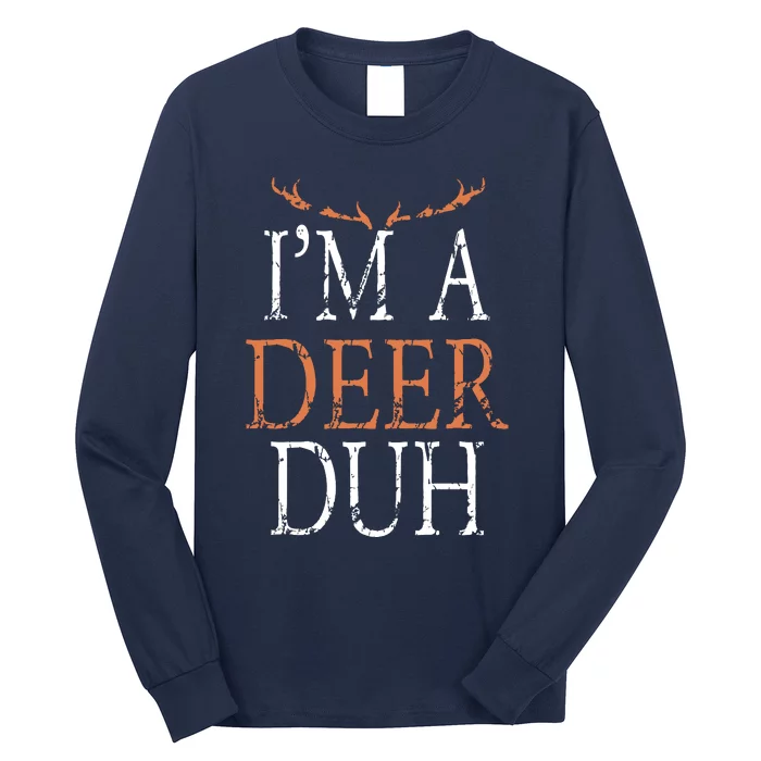 I'm A Deer Duh Halloween Costume Long Sleeve Shirt