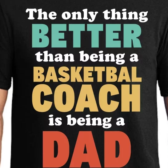 I'm A Dad And Basketball Coach Funny Fatherhood Funny Dad Funny Gift Pajama Set