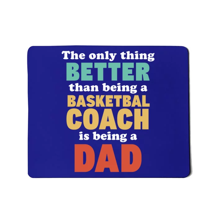 I'm A Dad And Basketball Coach Funny Fatherhood Funny Dad Funny Gift Mousepad