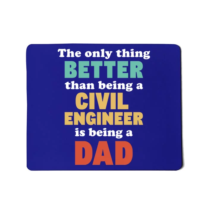 I'm A Dad And Civil Engineer Funny Fatherhood Funny Dad Cute Gift Mousepad