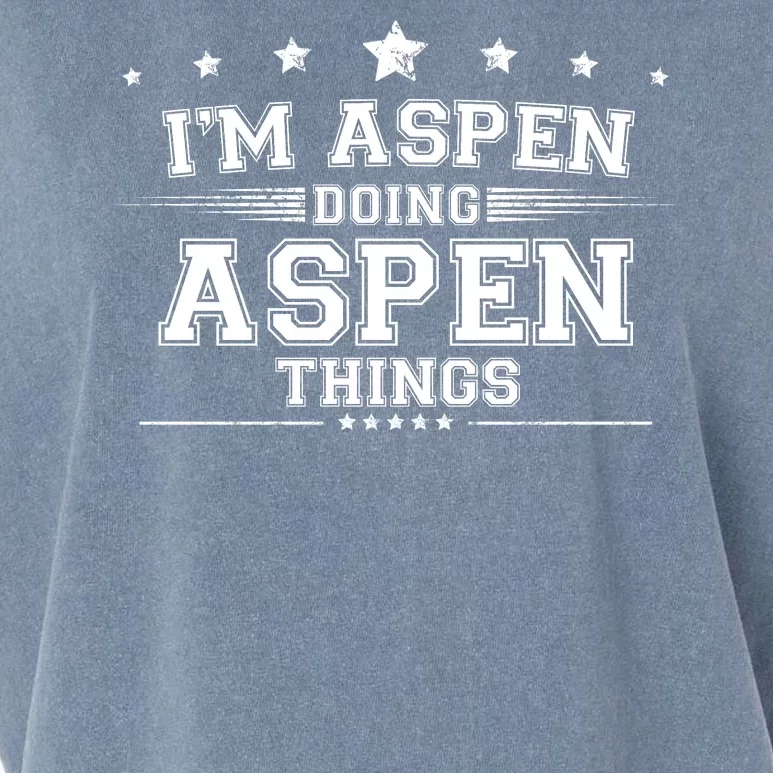 Im Aspen Doing Aspen Things Garment-Dyed Women's Muscle Tee