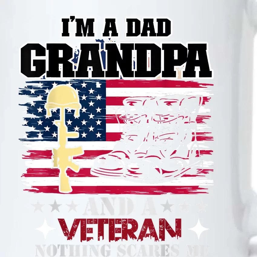 Im A Dad Grandpa And Veteran Black Color Changing Mug