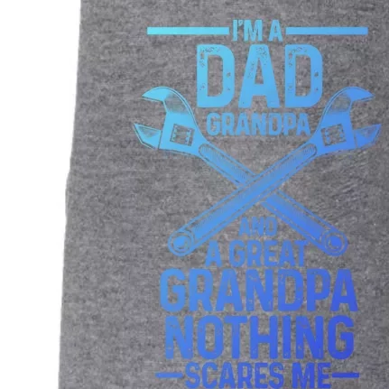 Im A Dad Grandpa And A Great Grandpa Cars Gift Doggie 3-End Fleece Hoodie