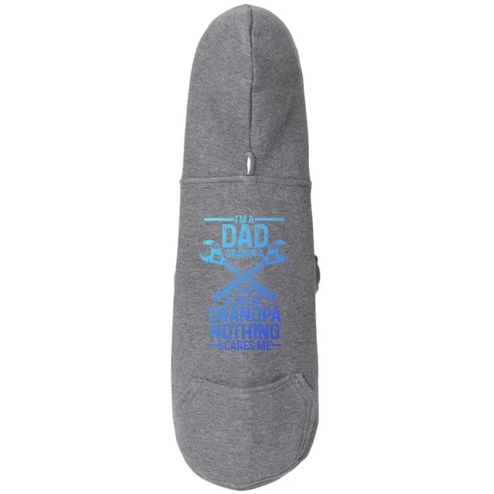 Im A Dad Grandpa And A Great Grandpa Cars Gift Doggie 3-End Fleece Hoodie