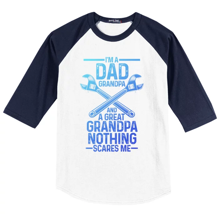 Im A Dad Grandpa And A Great Grandpa Cars Gift Baseball Sleeve Shirt