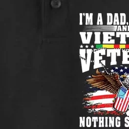 Im A Dad Grandpa And Vietnam Veteran Nothing Scares Me Dry Zone Grid Performance Polo