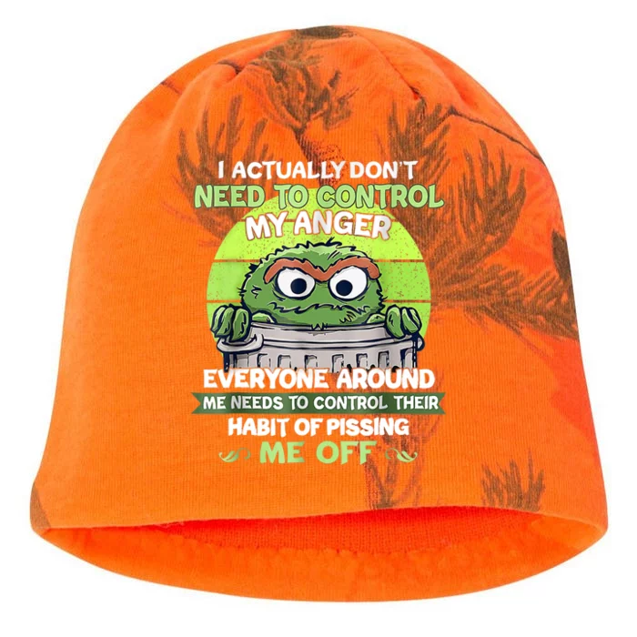 I Actually Dont Need To Control My Anger Everyone Around Me Kati - Camo Knit Beanie