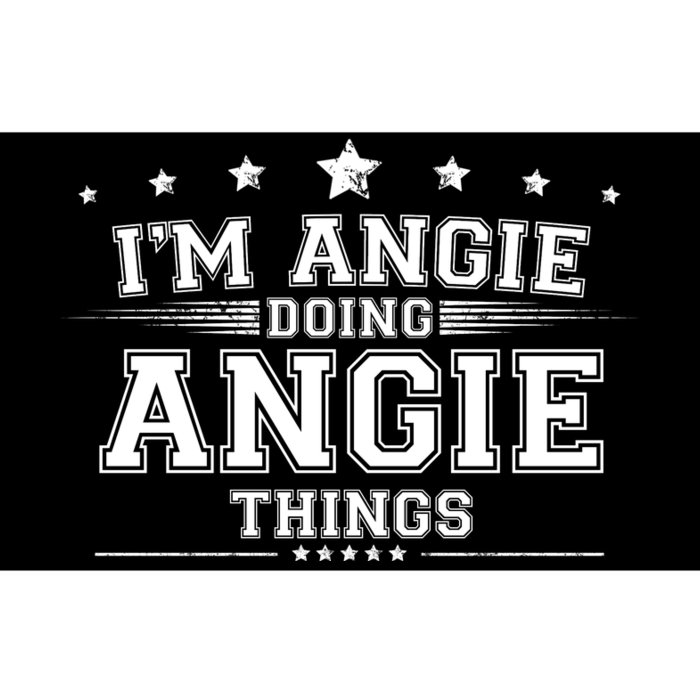 Im Angie Doing Angie Things Bumper Sticker