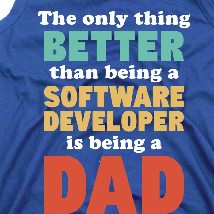 I'm A Dad And Software Engineer Funny Fatherhood Funny Dad Gift Tank Top