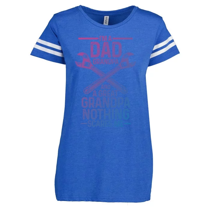 Im A Dad Grandpa And A Great Grandpa Cars Gift Enza Ladies Jersey Football T-Shirt