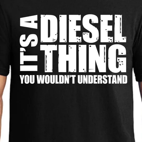 It's A Diesel Thing Diesel Truck Gift Roll Coal Smoke Gift Pajama Set