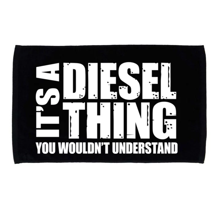 It's A Diesel Thing Diesel Truck Gift Roll Coal Smoke Gift Microfiber Hand Towel