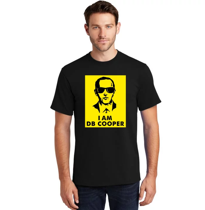 I Am D. B. Cooper Robber Thief Parachute Funny Tall T-Shirt