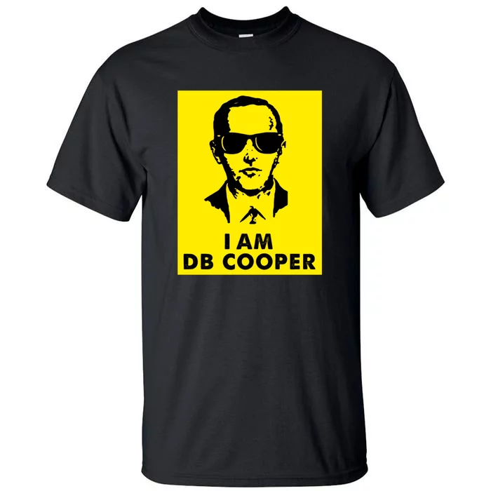 I Am D. B. Cooper Robber Thief Parachute Funny Tall T-Shirt