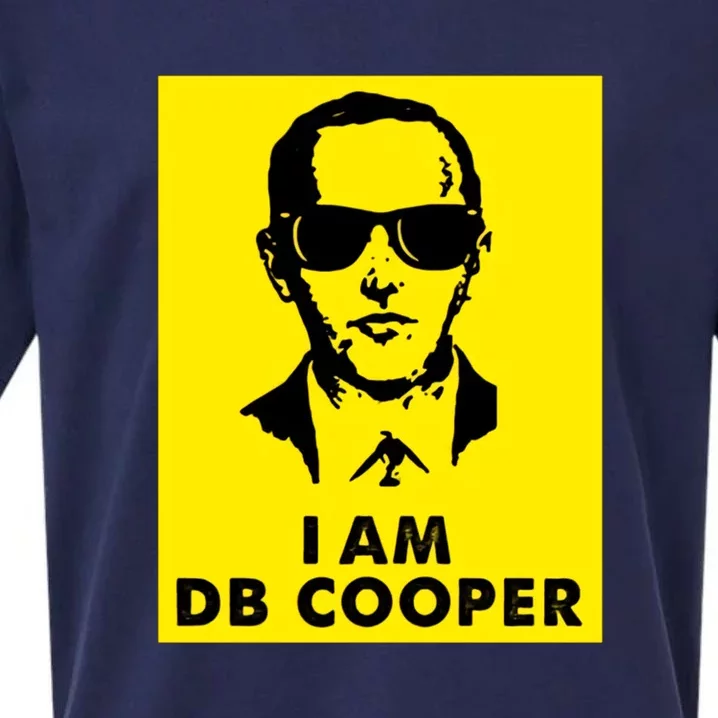 I Am D. B. Cooper Robber Thief Parachute Funny Sueded Cloud Jersey T-Shirt