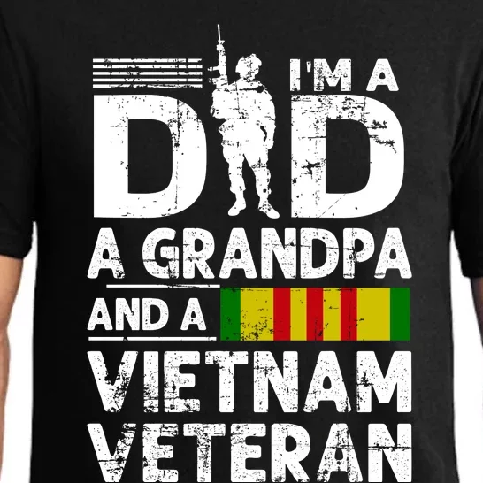 I'm A Dad A Grandpa And A Vietnam Veteran Pajama Set