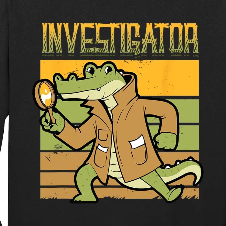 Investigator Alligator Detective Long Sleeve Shirt