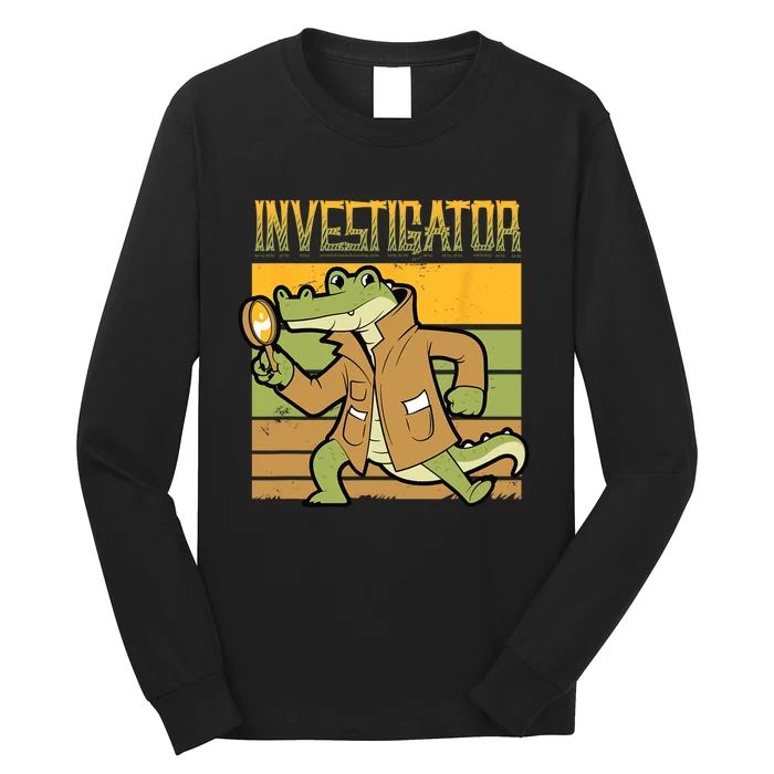 Investigator Alligator Detective Long Sleeve Shirt