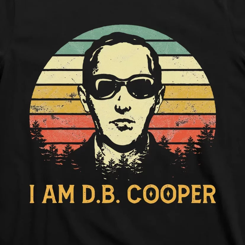 I Am Db Cooper Skydiving Funny Skydiver D.B. Cooper T-Shirt