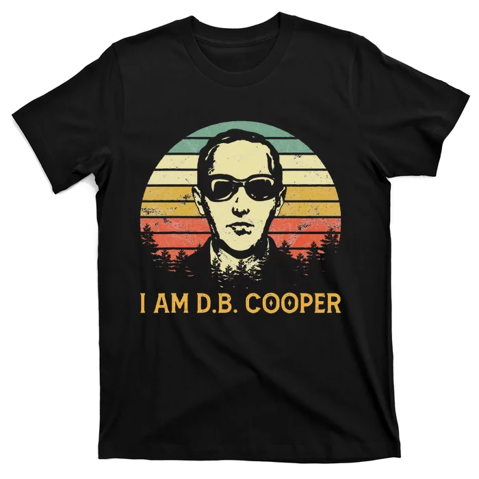 I Am Db Cooper Skydiving Funny Skydiver D.B. Cooper T-Shirt