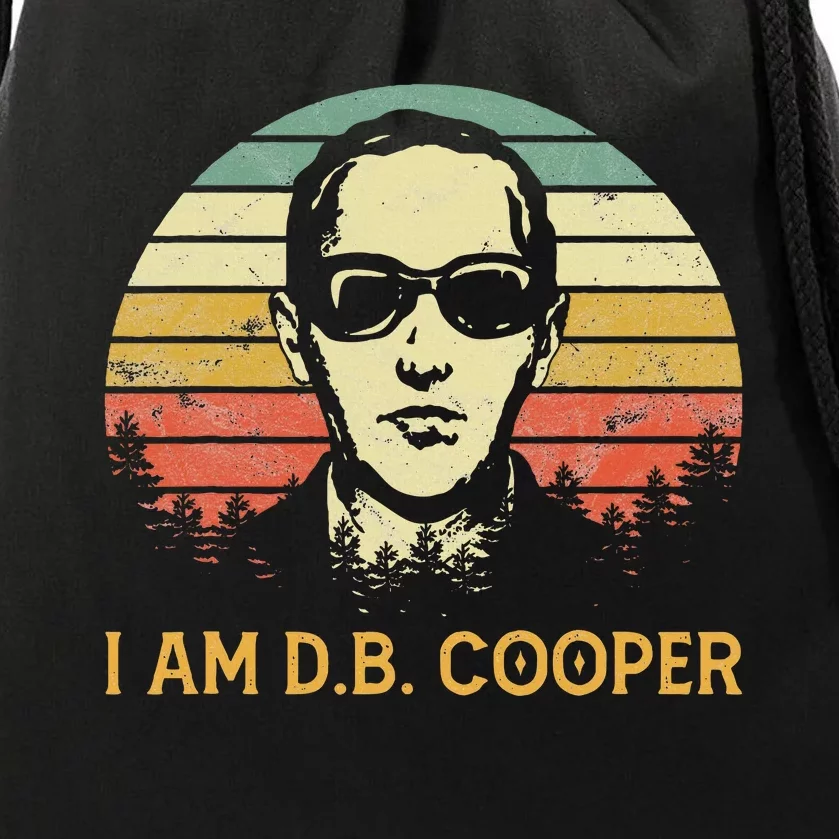 I Am Db Cooper Skydiving Funny Skydiver D.B. Cooper Drawstring Bag