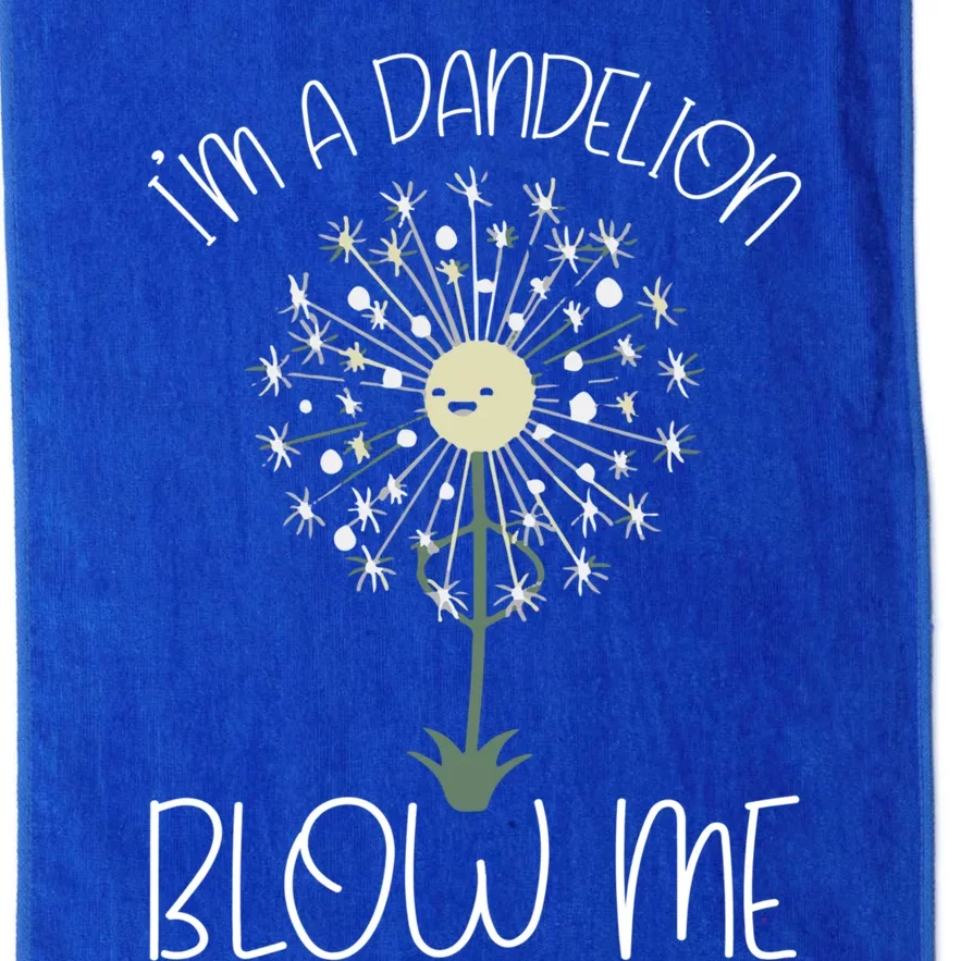 Im A Dandelion Blow Me Lazy Halloween Costume Funny Humor Gift Platinum Collection Golf Towel