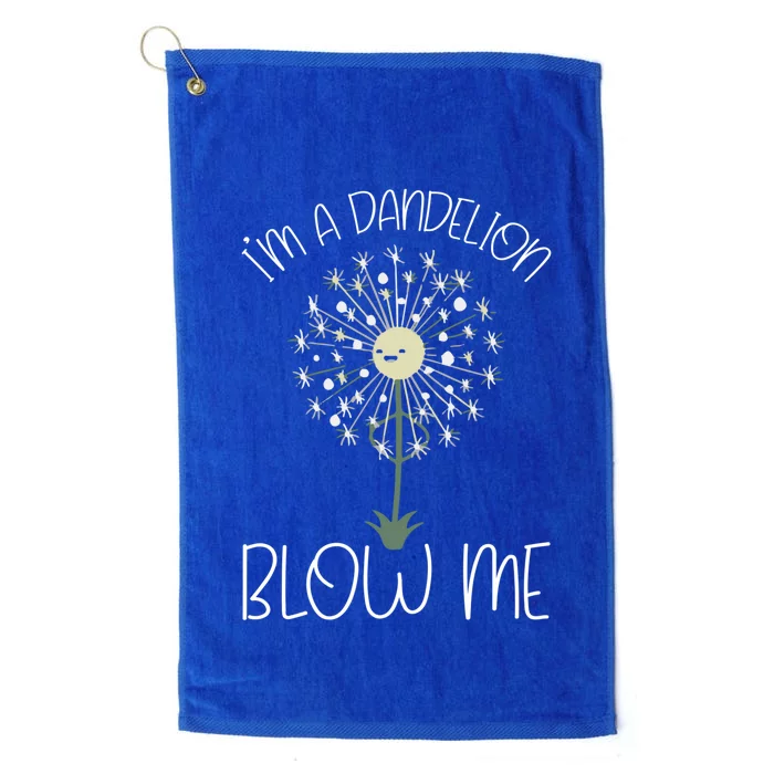 Im A Dandelion Blow Me Lazy Halloween Costume Funny Humor Gift Platinum Collection Golf Towel