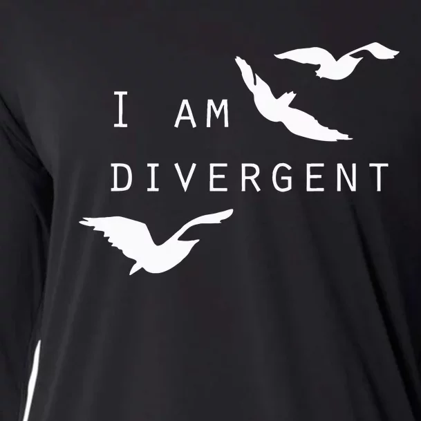 I Am Divergent Fantasy Book Lover Cooling Performance Long Sleeve Crew