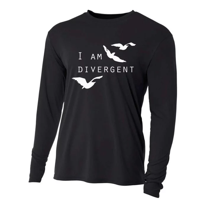 I Am Divergent Fantasy Book Lover Cooling Performance Long Sleeve Crew