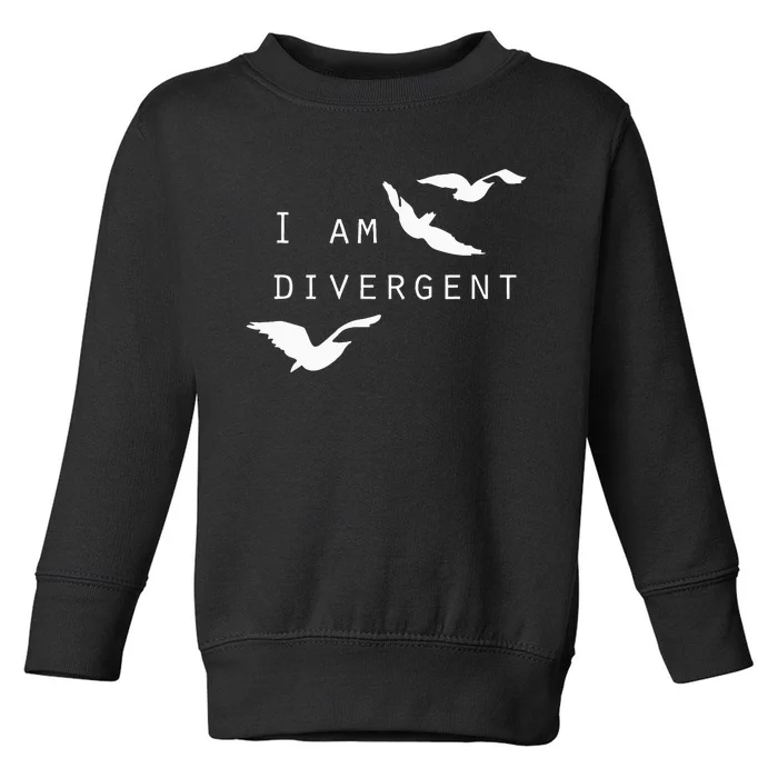 I Am Divergent Fantasy Book Lover Toddler Sweatshirt