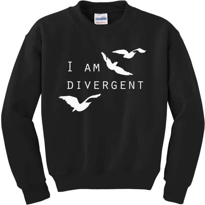 I Am Divergent Fantasy Book Lover Kids Sweatshirt