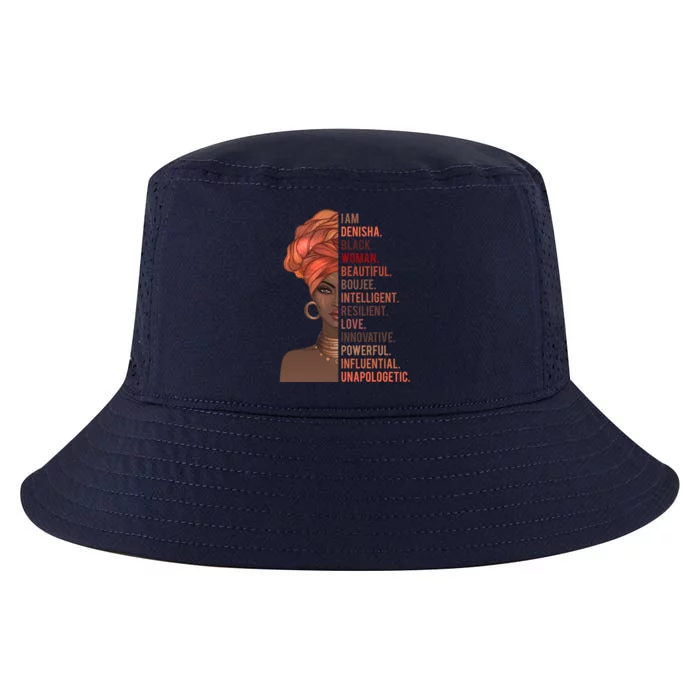 I Am Denisha Black History Month 2020 Pride Melanin Great Gift Cool Comfort Performance Bucket Hat