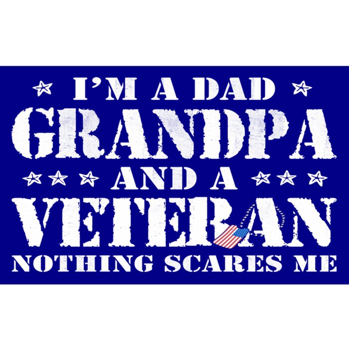 IM A Dad Grandpa Veteran FatherS Day Gift Bumper Sticker