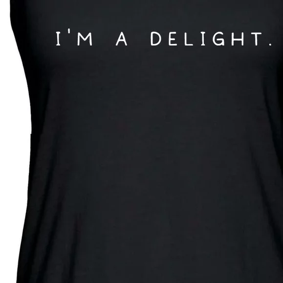 Im A Delight Ladies Essential Flowy Tank