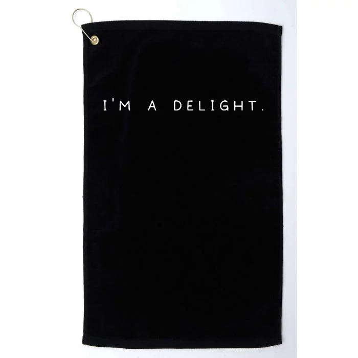 Im A Delight Platinum Collection Golf Towel