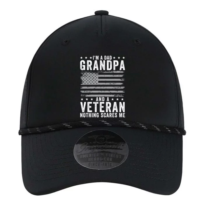 Im A Dad Grandpa And Veteran Fathers Day Papa Grandpa Performance The Dyno Cap